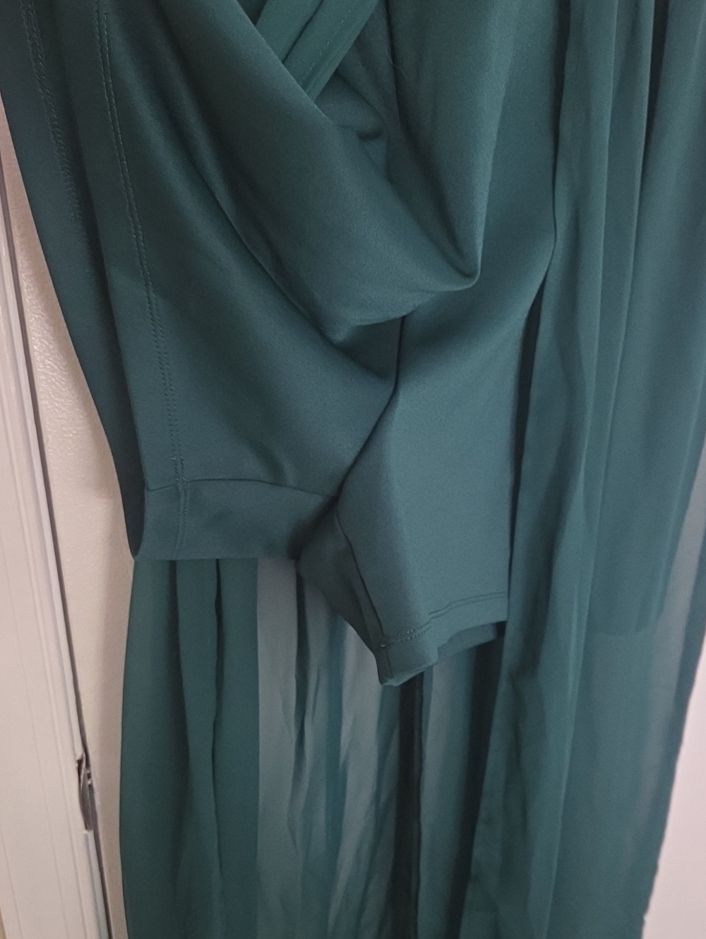 Sweet Storm Emerald Green High-Low Jumpsuit Dress M - Picture 6 of 8